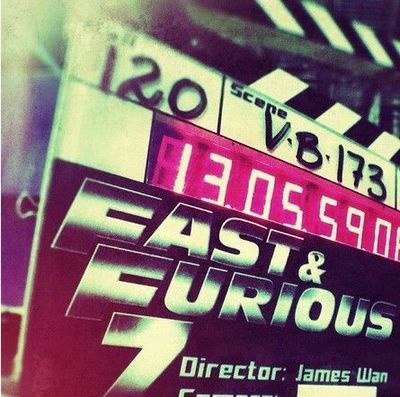 《速度与激情7》3月31日正式复工。