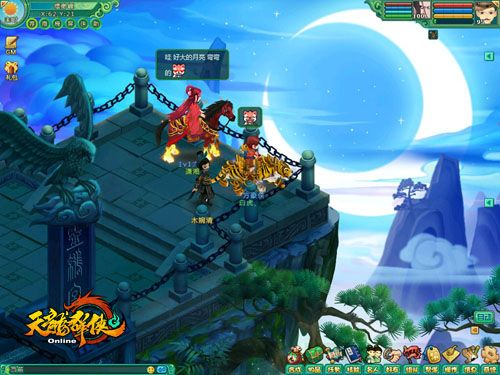 浪漫小清新 盘点《天龙群侠OL》泡妞圣地